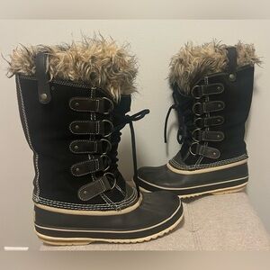 Sorel Joan of Artic Womens Waterproof Boots Size 8 1308891010